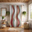 Rideau de douche Xmas Retro-1074654871