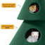 Tour de Noël pour chat avec poteau à griffes, arbre à chat mignon avec boule suspendue en peluche, tour de chat pour chats d'intérieur avec condos à chat
