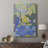 Lake Como Garden -Custom Wrapped Gallery Cavas