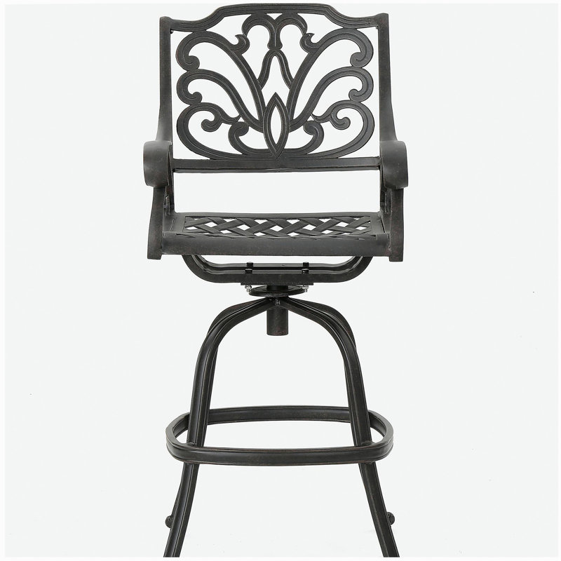 Cast Aluminium SWIVEL BAR STOOL