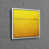White Floater Framed