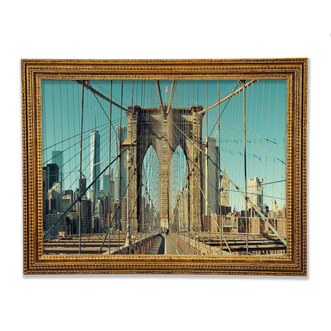 Erstaunliche NYC Brücke - Druck