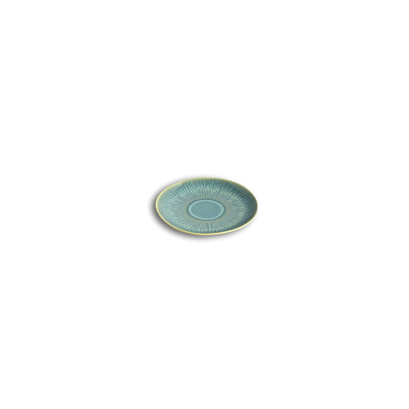 Stoneware Appetizer Plate, Verde