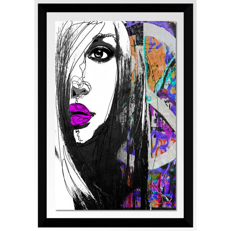 " Peace ", Black Framed, 27.5" H x 21.5" W x 0.75" D