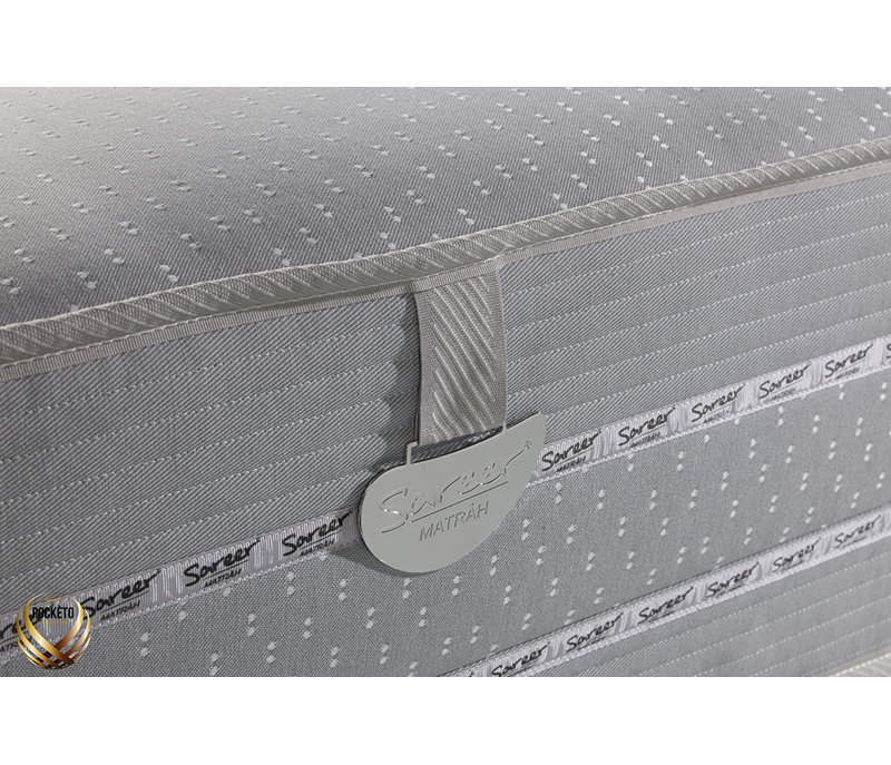 Pocketo 1500 Cool Blue Pocket Memory Mattress, Small Double (4')