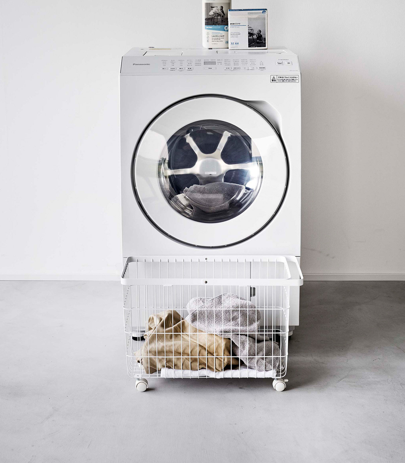 Laundry Basket, White