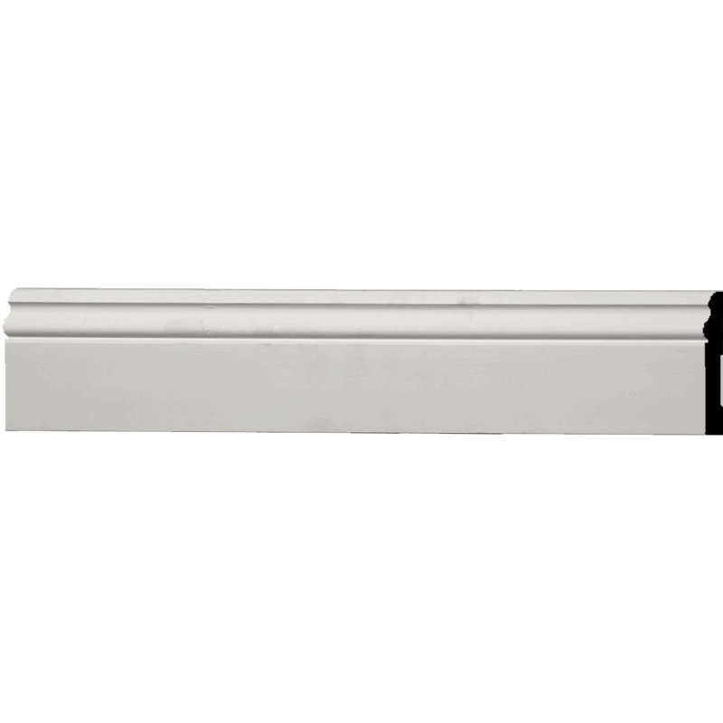 Aberdeen 94.5" Gray Polyurethane Baseboard Moulding