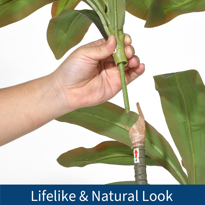Faux arbre artificiel d'intérieur Dracaena