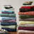 Ensemble de serviettes 100% coton absorbant 800GSM-20238610