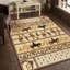 Tapis beige, 7 pi 10 po X 3 po, 100% polypropylène, pour un entretien facile, un tapis beige et élégant-1993699414