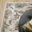 Tapis beige / bleu / gris à motif floral Nidia-1327276902