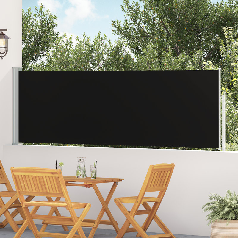 200'' W x 200'' D Polyester Cover Retractable Patio Awning