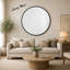 Aluminium Round Mirror