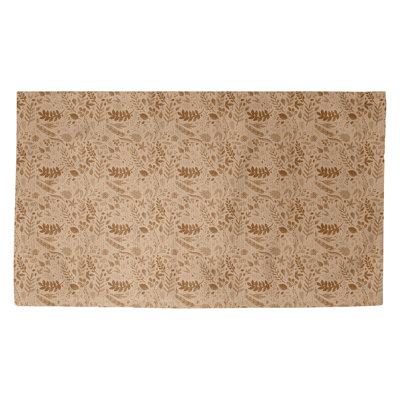 Tapis de zone brune fait main