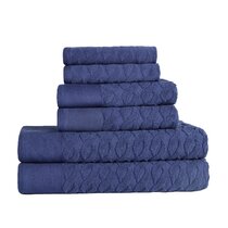 Square Towel with Hanging Loop - Blue