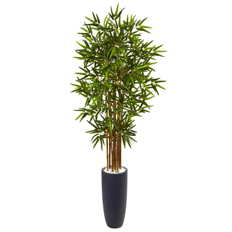 60'' Faux Bamboo Tree in Ceramic Planter