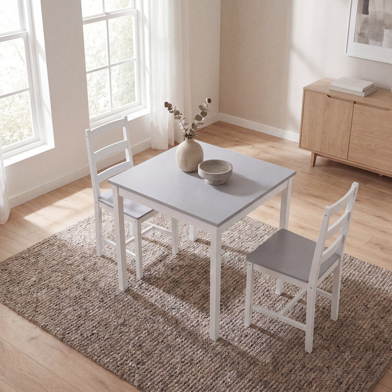 Roseleaf 2 -Person Solid Wood Dining Set
