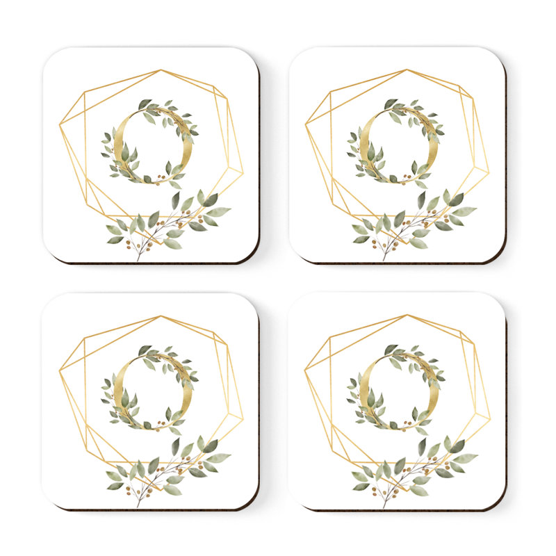 Sous-verres Café à monogramme, O