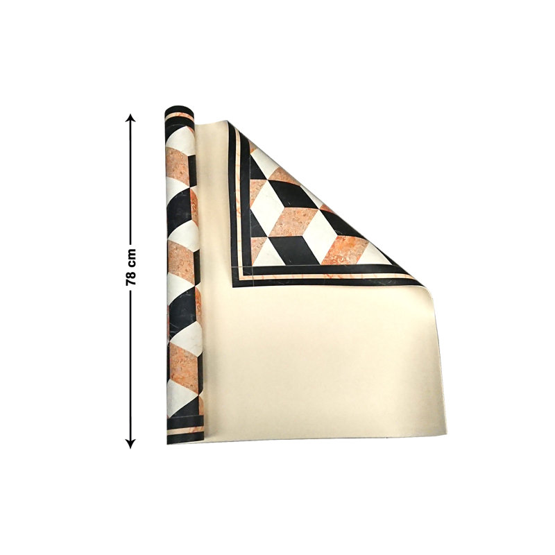 Abaigh Geometric Area Rug, Runner 78 x 225cm