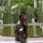 3-Tier Fountain Modern Decorative Polyresin Clay Pot Electric Outdoor Hand Painted Cascading Water Feature