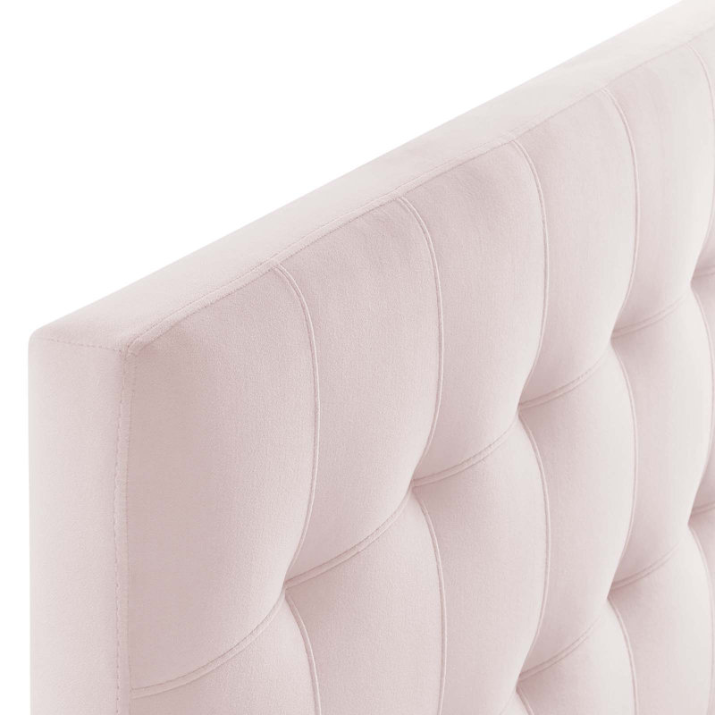 Copper Grove Worishofen Velvet Headboard by Modway, Pink, Queen