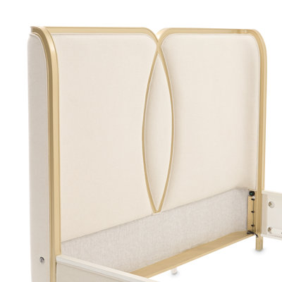 Scotts Square Bed - Light Champagne