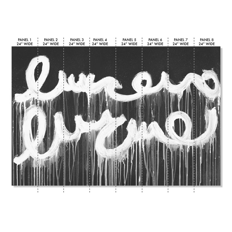 A Love Note Peel & Stick Wall Mural,  120" W x  192" L 