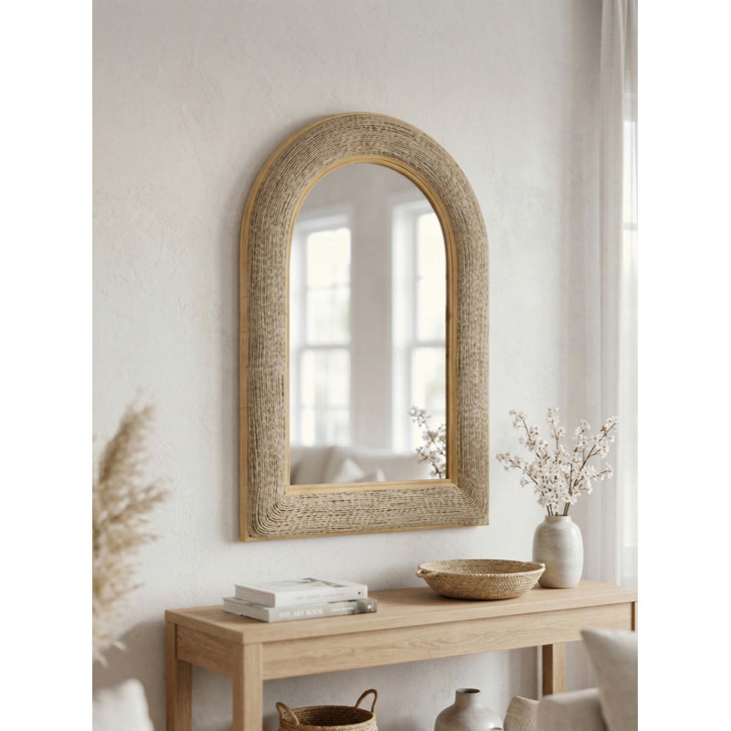Miroir arqué tissé