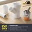4 po x 4 po x 2 po PVC WV Wye Street Reduction S x H x H, drain en PVC blanc, raccord d'évacuation et d'évacuation, (paquet de 10)