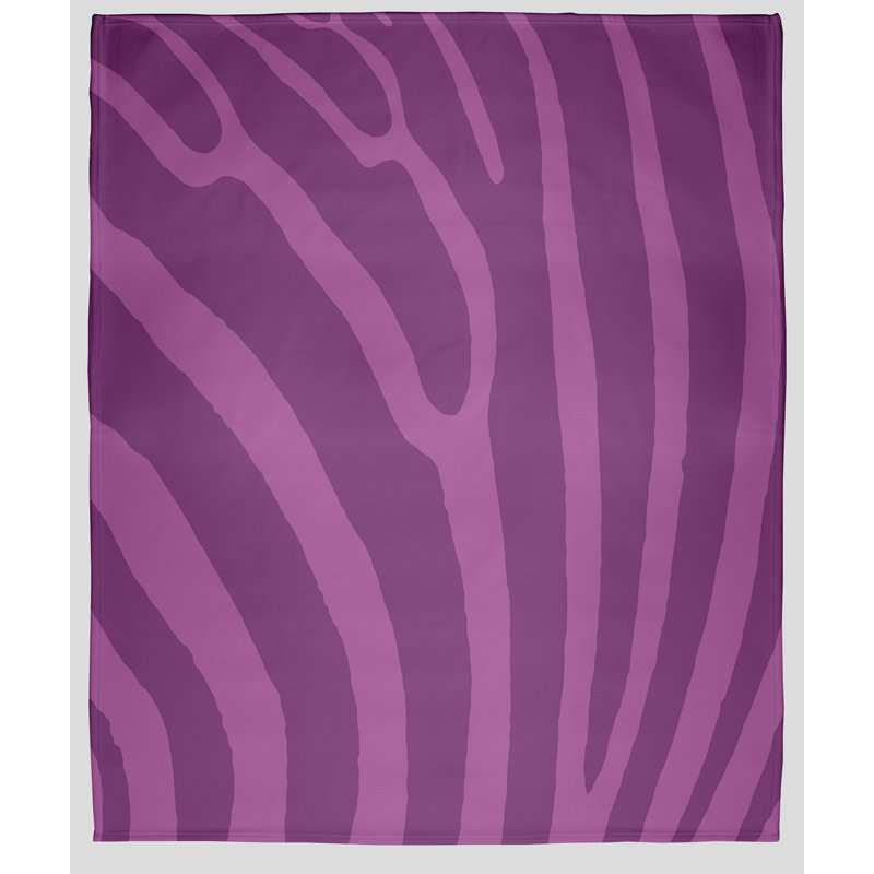 Jeté polaire Animal Magnetism, L 50 po x L 60 po, 1.85, Mauve
