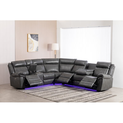 Arvard 3 - Piece Vegan Leather Sectional