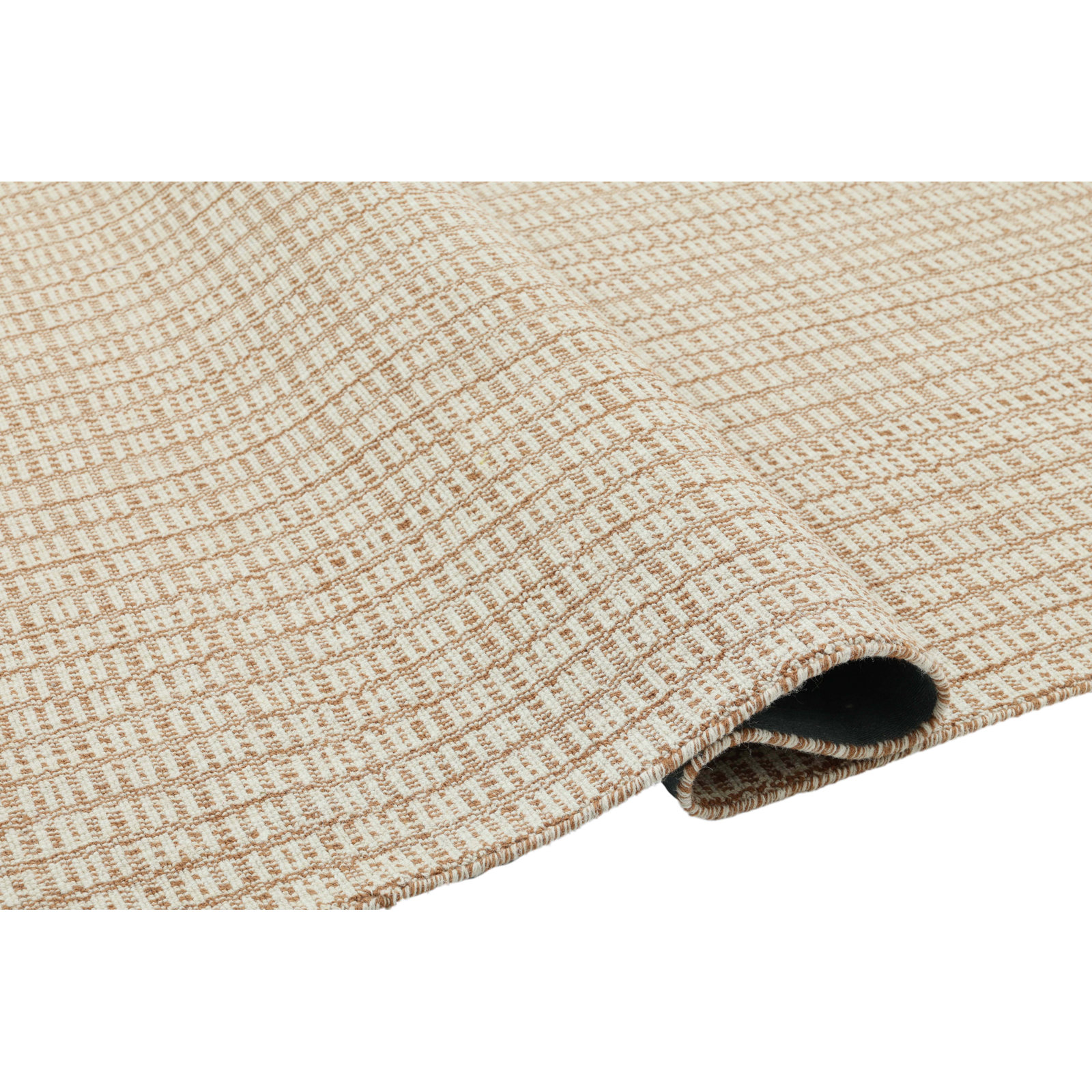 Kalise Hand-Tufted Geometric Wool Rug, Rectangle 2' x 3', Rust