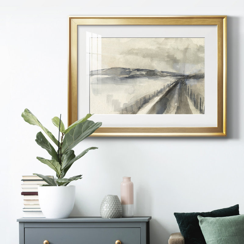 «Vanish Pathway II», reproduction encadrée de qualité supérieure - prête à être accrochée, H 22,5 po x l 30,5 po x P 1 po