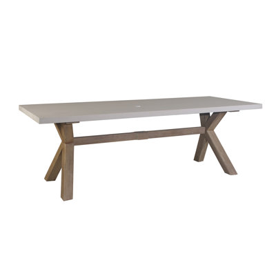 Fleur 74'' Rectangular 6-Person Outdoor Dining Set with Cushions
