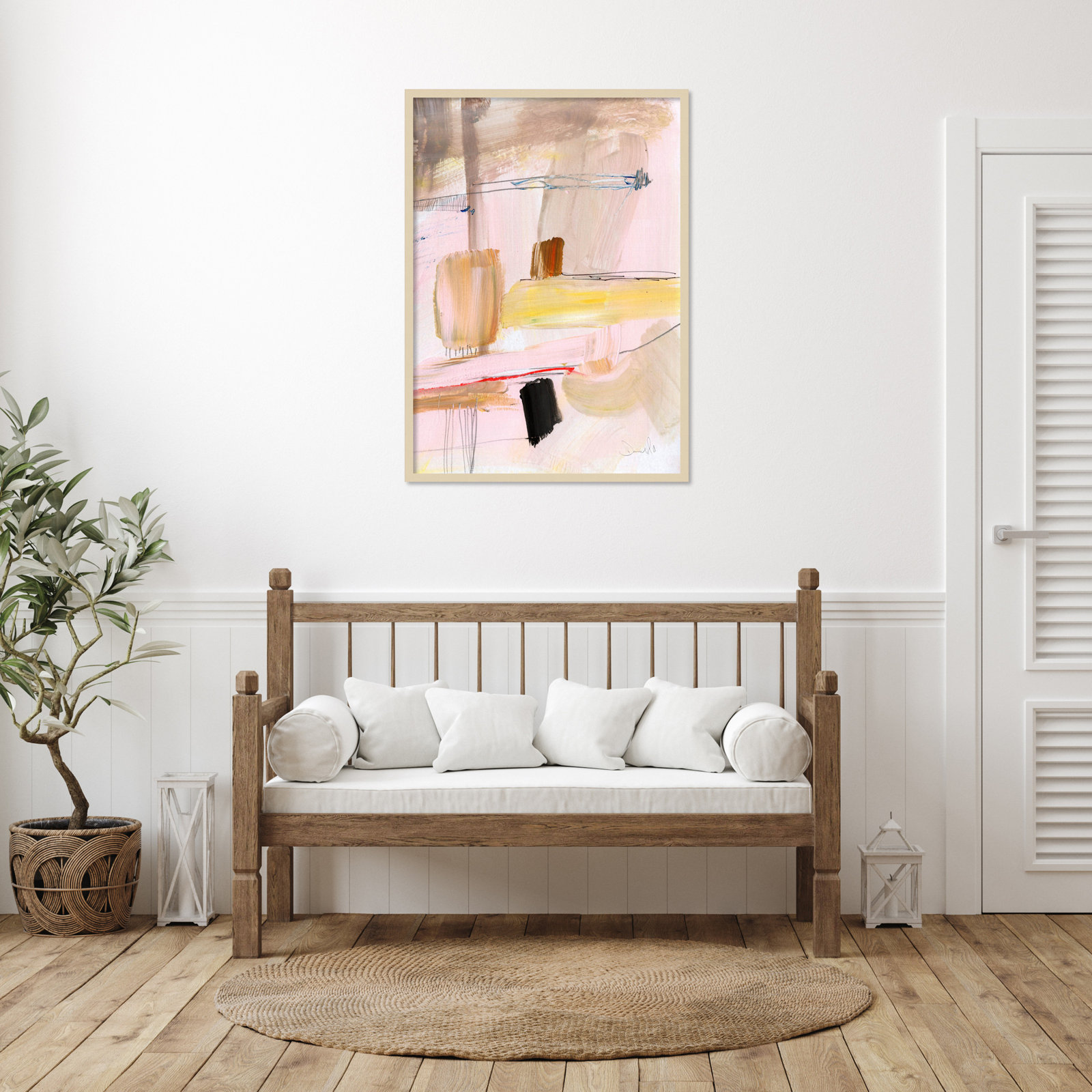 Cleve "Summer Dream" Print by Dan Hobday, Brown, 41" H x 30" W