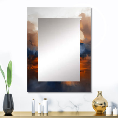 Minimalisme Dream Christianity Cross II - grand miroir mural Christianity, miroir décoratif traditionnel, impression d'art en métal