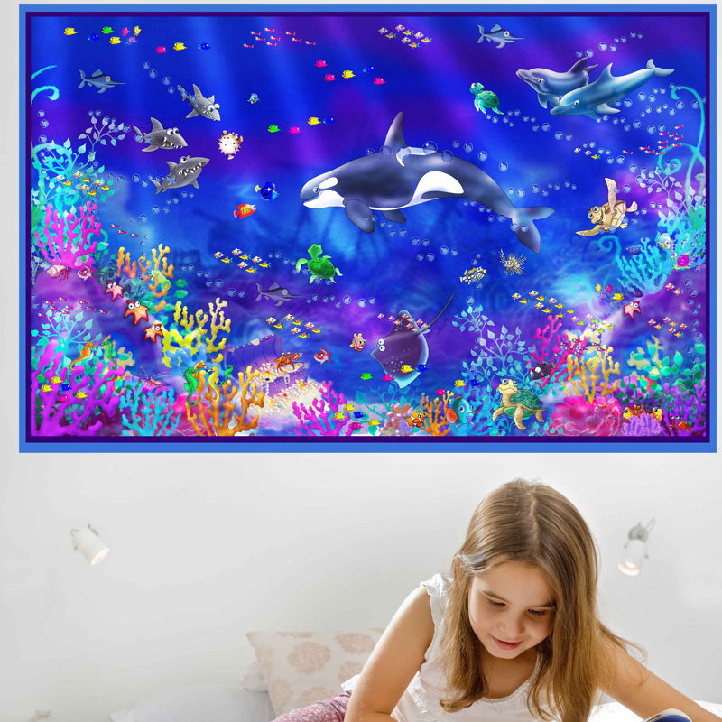 Affiche brillante sea life iii, H 31 po x l 48 po