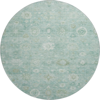 Premium Machine Washable Verlin AMF1770 Damask Rug