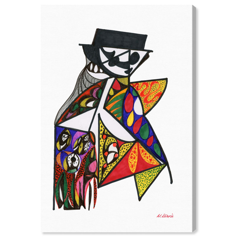 Manuel Roman - Capa Canvas Abstract Print by Oliver Gal, Black Frame, 10 x 15, 30"H x 20"W, Gallery Wrapped