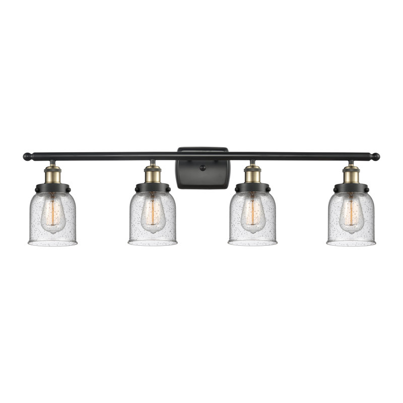 Hanzila 4 - Light Vanity Light, LED, Black Antique Brass