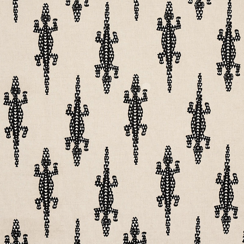 Baracoa Embroidery Fabric, Black