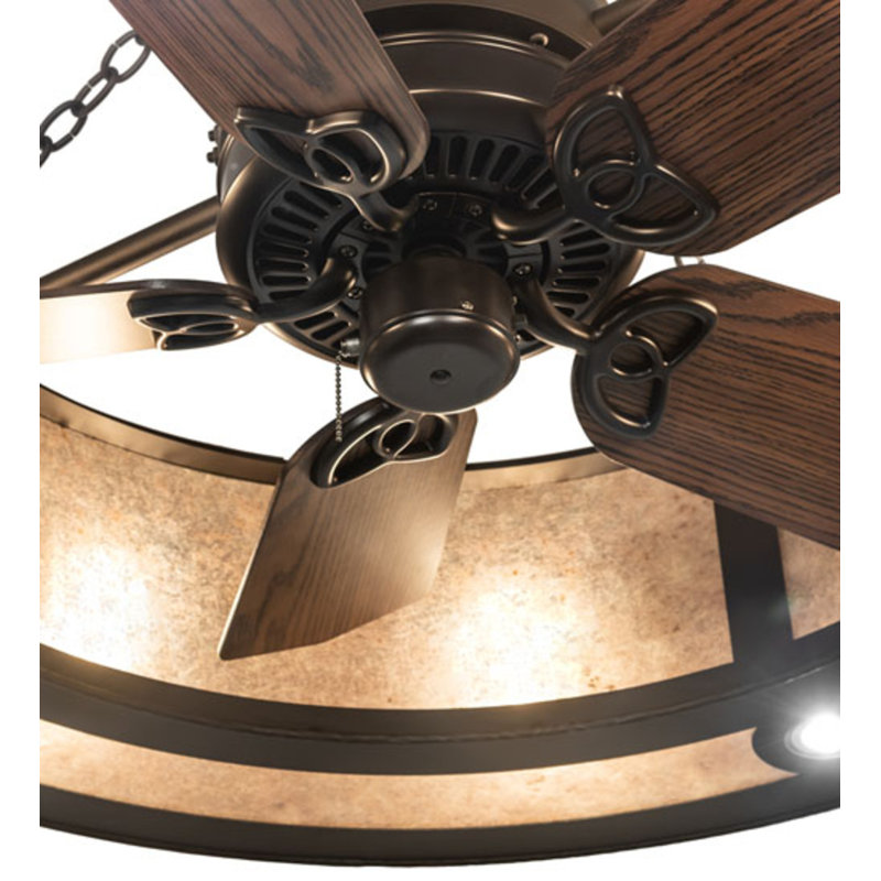 Quiet Pond Downrod Ceiling Fan