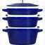 Staub Cast Iron 4-Pc Stackable Set-70094883