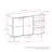 Gregroy 39'' Sideboard Buffet with Adjustable Shelves