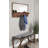 Jaela Wood Flat Mirror with Shelves-319936290-333645475