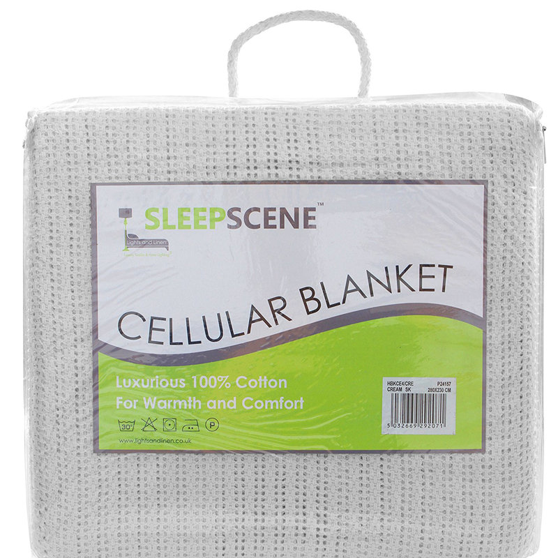 Throw Blanket, 230cm x 230cm Blanket, Light Grey