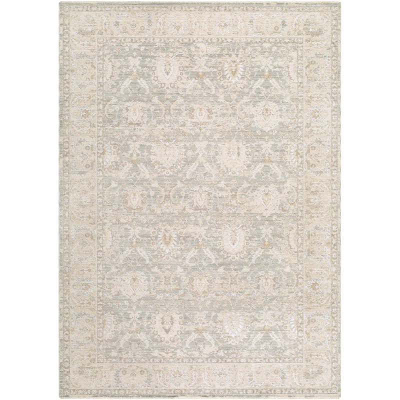 Tapis tissé à la machine Searle, Rectangle 6 pi 7 po x 9 pi 6 po