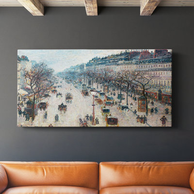 Boulevard Montmartre- Gallery Wrapped Canvas -Ready to Hang