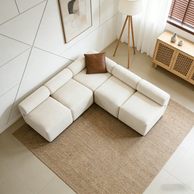 Canapé modulaire modulaire en chenille