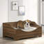 Lit pour animal de compagnie moderne confortable avec coussin en aulne brun l 36 po Gibson